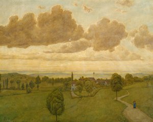 Landschap door Hans Thoma