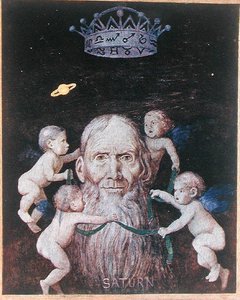 Saturnus, illustratie uit 