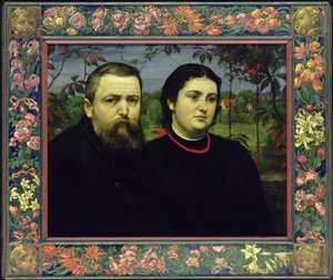 De kunstenaar met zijn vrouw Bonicella, 1887
