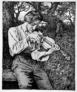 De vedelaar door Hans Thoma