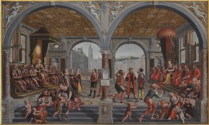 Iustitia und Iniustitia Rechtvaardigheid en Onrechtvaardigheid