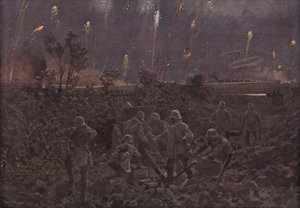 Nachtelijke aanval door Hans W. (after) Schmidt