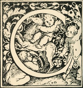 C - Een alfabet door Hans Weiditz, c1520-1521, 1908 door Hans Weiditz