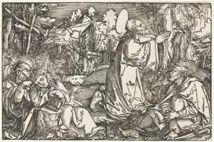 De lijdensweg in de tuin door Hans Weiditz