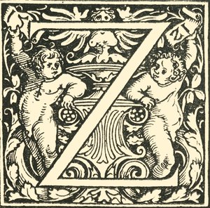 Z - Een Alfabet door Hans Weiditz, ca. 1520-1521, 1908