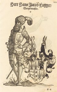 Pagina uit Geschlechter Buch - Ausberg door Hans Weiditz, II