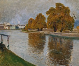 De Salzach bij Hallein