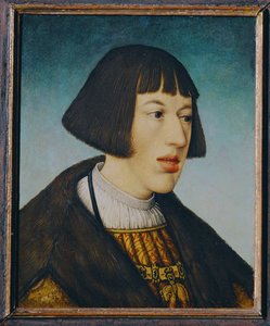 Aartshertog Ferdinand, later keizer Ferdinand I broer van keizer Karl V ... (kalkhout)