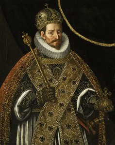 Portret van Matthias 1557-1619, Heilige Roomse Keizer, ca. 1610 door Hans von Aachen