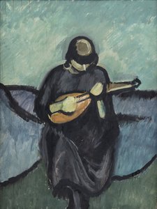 Een mandolinist