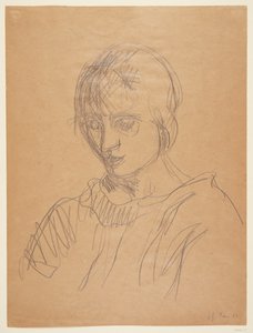 Portret van de vrouw van de kunstenaar, Besse Giersing