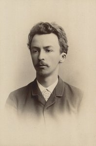 Portret van Vilhelm Hammershøi