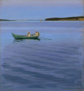 Boottocht op idyllisch meer