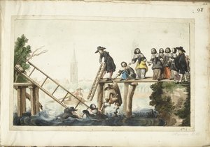 De gebroken brug door Harmen ter Borch