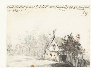 Huis in Enkhuizen door Harmen ter Borch