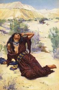 Hagar en Ismaël in de woestijn