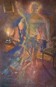 Illustratie voor A Christmas Carol van Charles Dickens door Harold Copping