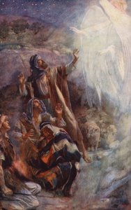 Nieuwe Testament: De herders van Bethlehem door Harold Copping