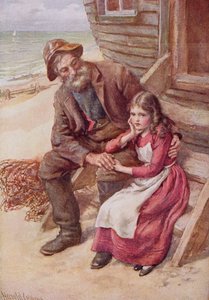Peggotty en Kleine Emily, illustratie voor 