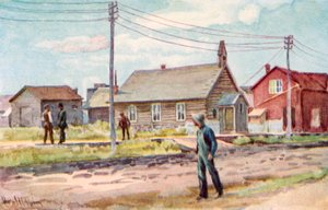 De Blokhutkerk, Lloydminster door Harold Copping