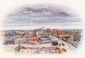 Winnipeg, vanaf de Union Bank Gebouwen