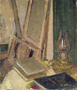 Studio Interieur door Harold Gilman