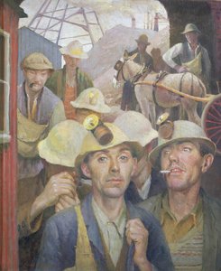 St. Just tinmijnwerker door Harold Harvey