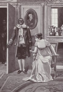 Illustratie voor Vanity Fair door William Makepeace Thackeray door Harold Hume Piffard