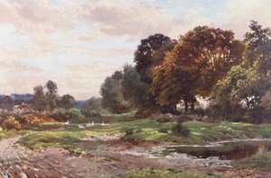 Een Hoek van Esher Common door Harold Sutton Palmer
