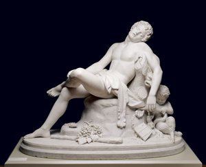 De slapende faun, gemodelleerd 1864, uitgehouwen ca. 1870