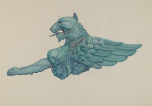 Ornamentale IJzeren Griffioen door Harriette Gale