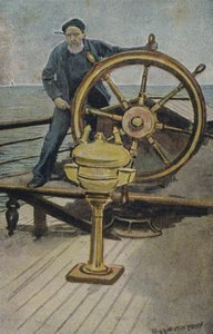 John Maynard, stuurman op Lake Erie in gedichten van Horatio Alger Jr en Theodor Fontane door Harrington Mann