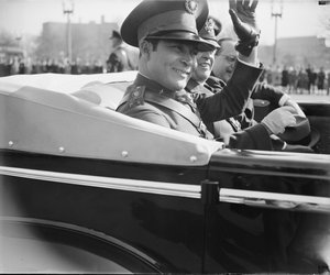 De Cubaanse dictator Fulgencia Batista in Washington DC