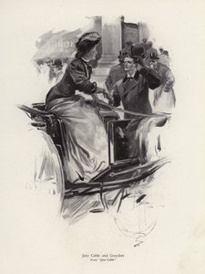 Personages Jane Cable en Graydon uit de roman Jane Cable, door George Barr McCutcheon