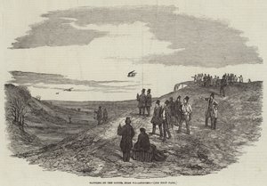 Valkenjacht op de Downs, nabij Wallingford door Harrison William Weir