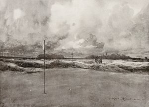 Golfbanen: Mitcham, de zevende green