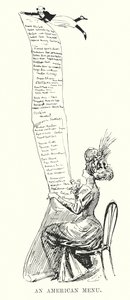 Amerikaans menu
