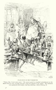 Illustratie voor Oliver Twist door Charles Dickens door Harry (after) Furniss