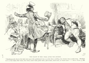 Illustratie voor Oliver Twist door Charles Dickens door Harry (after) Furniss