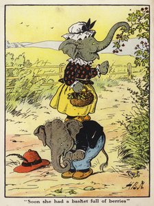 "Al snel had ze een mand vol bessen" door Harry B Neilson