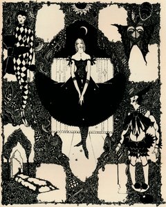 Columbine, c1900-1930 door Harry Clarke