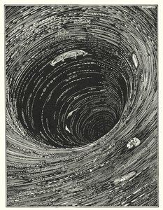 Edgar Allan Poe: Afvaart in de Maelstrom door Harry Clarke