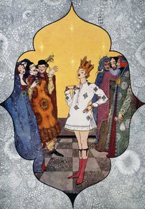 De nieuwe kleren van de keizer, sprookje van Hans Christian Andersen, illustratie door Harry Clarke door Harry Clarke