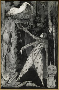 Illustratie bij Goethes Faust, 1924-1925 door Harry Clarke