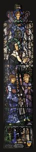 De gezegende Julie met twee kinderen, 1927 door Harry Clarke