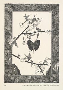 De vlinder. Ze bloeiden vandaag, om morgen af te vallen. door Harry Clarke