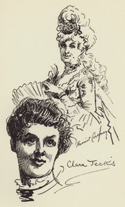 Harriet Coveney en Clara Jecks door Harry Furniss
