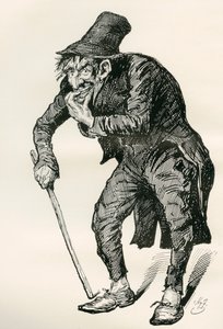Illustratie voor De Oude Curiositeitenwinkel van Charles Dickens door Harry Furniss