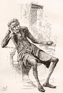 Illustratie voor The Old Curiosity Shop van Charles Dickens