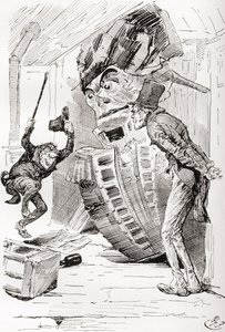 Illustratie voor De Oude Curiositeitenwinkel van Charles Dickens door Harry Furniss